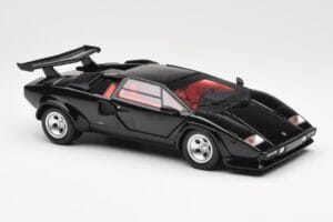 Lamborghini Countach LP 5000 Quattrovalvole Negru Kyosho 1:18 08320BK Metal - imaginea 6 din 8
