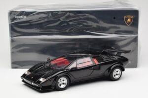 Lamborghini Countach LP 5000 Quattrovalvole Negru Kyosho 1:18 08320BK Metal - imaginea 8 din 8