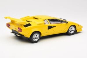 Lamborghini Countach LP 5000 Quattrovalvole Galben Kyosho 1:18 08320Y Metal - imaginea 3 din 8