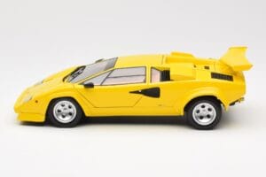 Lamborghini Countach LP 5000 Quattrovalvole Galben Kyosho 1:18 08320Y Metal - imaginea 4 din 8