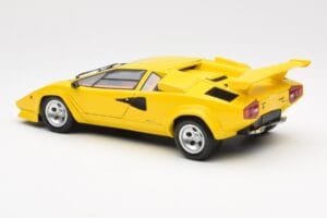 Lamborghini Countach LP 5000 Quattrovalvole Galben Kyosho 1:18 08320Y Metal - imaginea 7 din 8