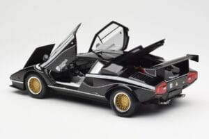 Lamborghini Countach LP 500R Negru Kyosho 1:18 08320C Metal - imaginea 5 din 8