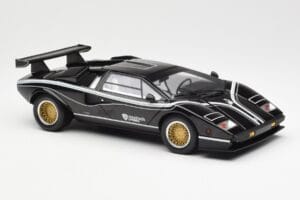 Lamborghini Countach LP 500R Negru Kyosho 1:18 08320C Metal - imaginea 6 din 8