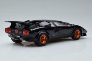 Lamborghini Countach LP500S Walter Wolf Albastru Închis Kyosho 1:18 08320D Metal - imaginea 3 din 11