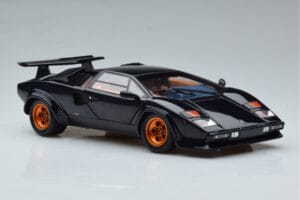 Lamborghini Countach LP500S Walter Wolf Albastru Închis Kyosho 1:18 08320D Metal - imaginea 6 din 11