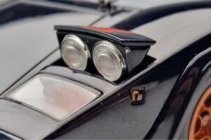 Lamborghini Countach LP500S Walter Wolf Albastru Închis Kyosho 1:18 08320D Metal - imaginea 10 din 11