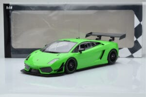 Lamborghini Gallardo LP600+ GT3 Verde Minichamps 1:18 151111101 Metal - imaginea 6 din 6