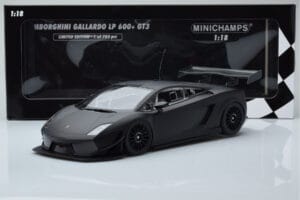 Lamborghini Gallardo LP600+ GT3 Negru Mat Minichamps 1:18 151111100 Metal - imaginea 6 din 6