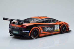 Lamborghini Gallardo LP600+ GT3 Rhinos Leipert Motorsport #12 A. Petrishin / D. Leiper ADAC GT Masters 2011 Minichamps 1:18 1 - imaginea 2 din 6