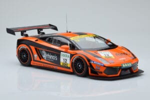 Lamborghini Gallardo LP600+ GT3 Rhinos Leipert Motorsport #12 A. Petrishin / D. Leiper ADAC GT Masters 2011 Minichamps 1:18 1 - imaginea 4 din 6