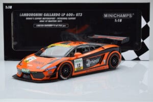 Lamborghini Gallardo LP600+ GT3 Rhinos Leipert Motorsport #12 A. Petrishin / D. Leiper ADAC GT Masters 2011 Minichamps 1:18 1 - imaginea 6 din 6