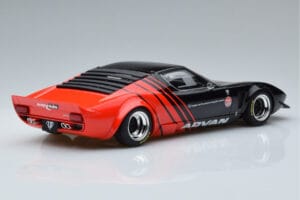 Lamborghini Miura LB Works Liberty Walk Advan GT Spirit 1:18 KJ033 Rășină - imaginea 2 din 6