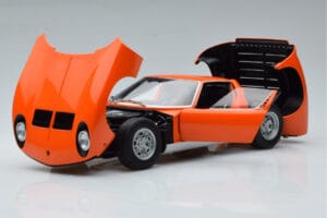 Lamborghini Miura SV Portocaliu AUTOart 1:18 74542 Metal - imaginea 2 din 8