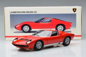 Lamborghini Miura SV Roșu AUTOart 1:18 74543 Metal - imaginea 8 din 8