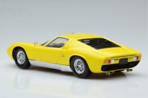 Lamborghini Miura SV Galben Kyosho 1:18 08317Y Metal - imaginea 7 din 11