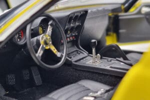 Lamborghini Miura SV Galben Kyosho 1:18 08317Y Metal - imaginea 8 din 11