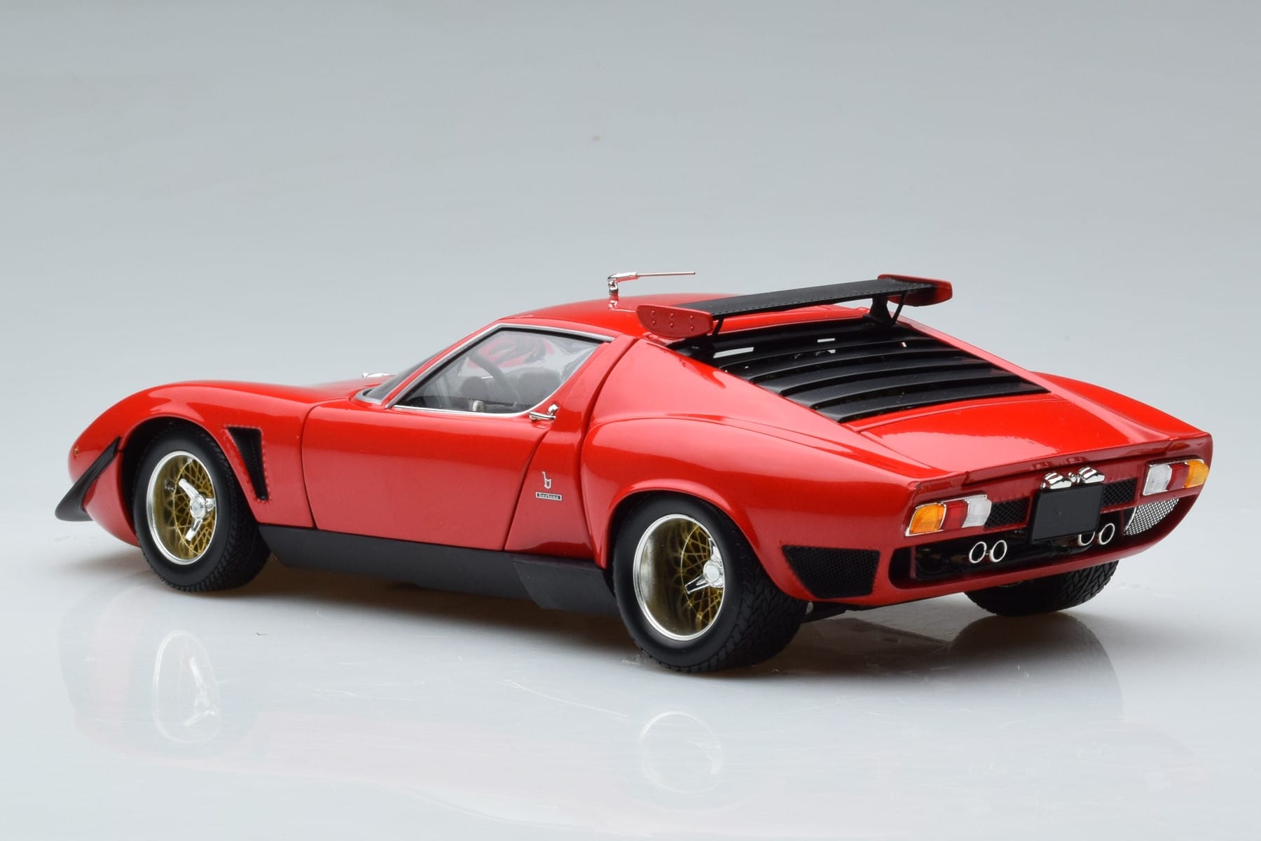 Lamborghini Miura SVR Roșu Kyosho 1:18 08319RBK Metal - imaginea 7 din 9