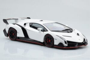 Lamborghini Veneno Alb AUTOart 1:18 74507 Metal - imaginea 6 din 8