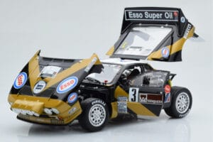 Lancia 037 ESSO #3 F. Tabaton Rally Targa Florio 1985 Kyosho 1:18 08306H Metal - imaginea 2 din 8