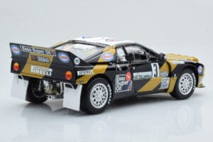 Lancia 037 ESSO #3 F. Tabaton Rally Targa Florio 1985 Kyosho 1:18 08306H Metal - imaginea 4 din 8