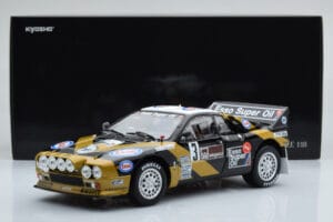 Lancia 037 ESSO #3 F. Tabaton Rally Targa Florio 1985 Kyosho 1:18 08306H Metal - imaginea 8 din 8