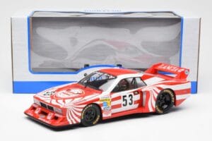Lancia Beta Montecarlo Gr.5 #53 R. Patrese / E. Cheever 6 Hours of Silverstone 1980 MCG 1:18 MCG18814R Metal - imaginea 6 din 6
