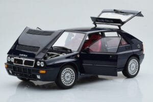 Lancia Delta HF Integrale Club Italia Albastru Kyosho 1:18 08343SC Metal - imaginea 2 din 8