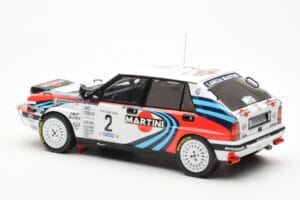 Lancia Delta Integrale 16V #2 M. Biasion / T. Siviero Rally Safari 1990 IXO 1:18 18RMC139A Metal - imaginea 5 din 6