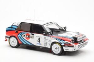 Lancia Delta Integrale 16V #4 A. Fiorio Rally Safari 1990 IXO 1:18 18RMC139B Metal - imaginea 4 din 6