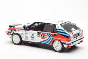 Lancia Delta Integrale 16V #4 A. Fiorio Rally Safari 1990 IXO 1:18 18RMC139B Metal - imaginea 5 din 6