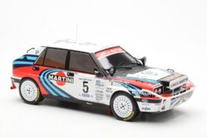 Lancia Delta Integrale 16V #5 J. Kankkunen / J. Piironen Rally Safari 1990 IXO 1:18 18RMC139C Metal - imaginea 4 din 6