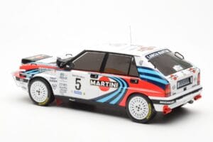 Lancia Delta Integrale 16V #5 J. Kankkunen / J. Piironen Rally Safari 1990 IXO 1:18 18RMC139C Metal - imaginea 5 din 6