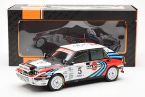 Lancia Delta Integrale 16V #5 J. Kankkunen / J. Piironen Rally Safari 1990 IXO 1:18 18RMC139C Metal - imaginea 6 din 6