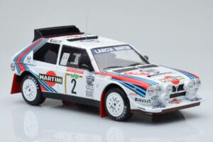 Lancia Delta S4 #2 M. Alen / I. Kivimaki Rally San Remo 1986 IXO 1:18 18RMC130A Metal - imaginea 4 din 6