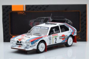 Lancia Delta S4 #2 M. Alen / I. Kivimaki Rally San Remo 1986 IXO 1:18 18RMC130A Metal - imaginea 6 din 6