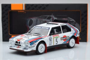 Lancia Delta S4 #5 M. Biasion / T. Siviero Rally San Remo 1986 IXO 1:18 18RMC130B Metal - imaginea 6 din 6