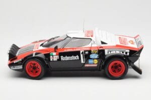 Lancia Stratos HF #1 Hunsruck Rally 1978 Kyosho 1:18 08130D Metal - imaginea 4 din 8