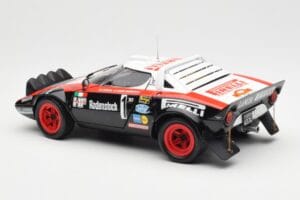 Lancia Stratos HF #1 Hunsruck Rally 1978 Kyosho 1:18 08130D Metal - imaginea 7 din 8