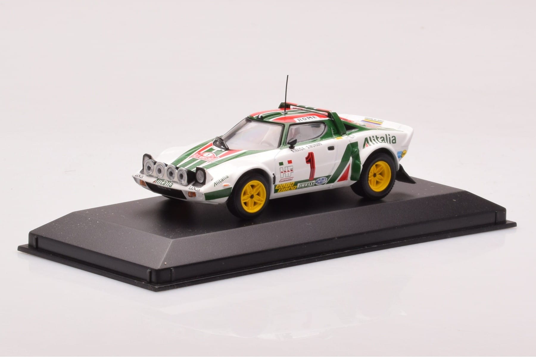 Lancia Stratos #1 S. Munari / S. Maiga Rally Monte Carlo 1977 Minichamps 1:43 430771201 Metal - imaginea 2 din 4