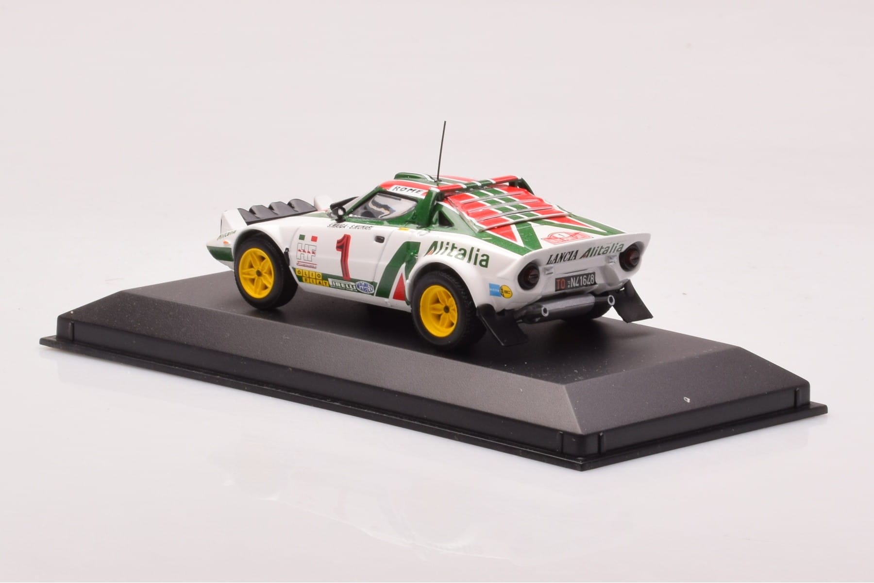 Lancia Stratos #1 S. Munari / S. Maiga Rally Monte Carlo 1977 Minichamps 1:43 430771201 Metal - imaginea 3 din 4