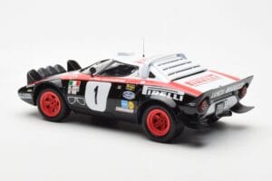 Lancia Stratos HF #1 Lancia Pirelli W. Rohrl / C. Geistdorfer Winners Dynabit Saarland Rallye 1978 Minichamps 1:18 155781701  - imaginea 5 din 6