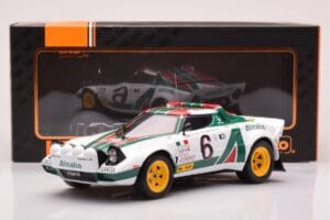Lancia Stratos HF #6 B. Waldegård / H. Thorszelius Rally Monte Carlo 1976 IXO 1:18 18RMC162B Metal - imaginea 6 din 6