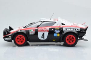 Lancia Stratos Pirelli #4 M. Alen / I. Kivimaki Winners Rally Sanremo 1978 Minichamps 1:18 155781704 Metal - imaginea 3 din 6