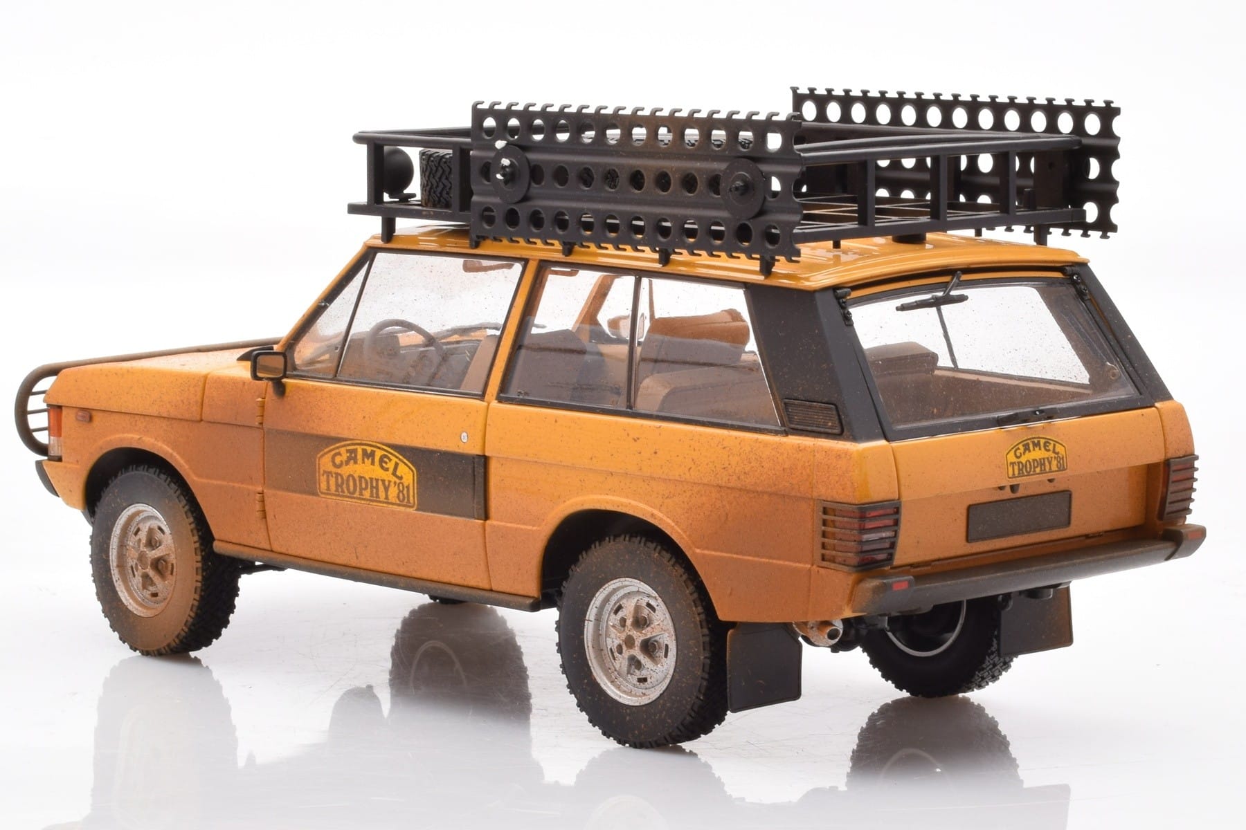 Land Rover Defender 90 Camel Trophy Sumatra 1981 Almost Real 1:18 810107 Metal - imaginea 7 din 8