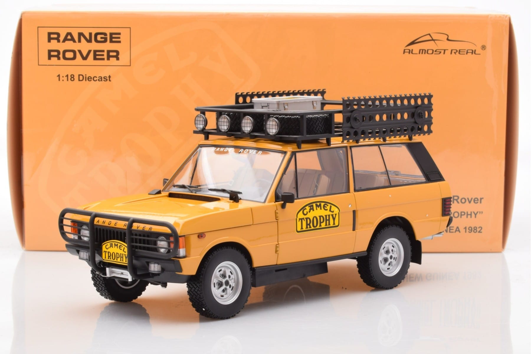 Land Rover Range Rover Camel Trophy Papua New Guinea 1982 Almost Real 1:18 810106 Metal - imaginea 8 din 8