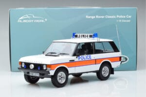 Land Rover Range Rover Poliție Almost Real 1:18 810115 Metal - imaginea 9 din 9