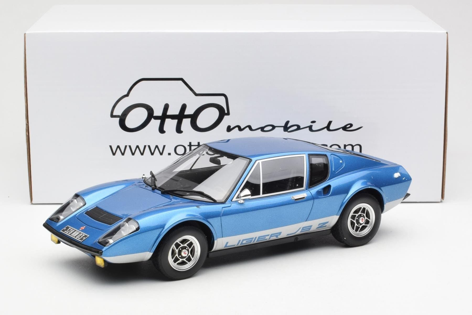 Ligier JS2 Albastru Otto 1:18 OT293 Rășină - imaginea 6 din 6