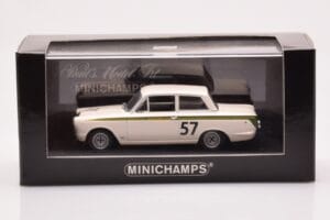 Lotus Cortina Mk1 #57 J. Clark Crystal Palace Winner 1964 Minichamps 1:43 400648257 Metal - imaginea 4 din 4