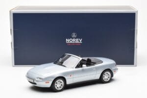 Mazda MX-5 NA Argintiu Norev 1:18 188023 Metal - imaginea 7 din 7
