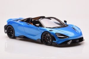 McLaren 765LT Spider Albastru GT Spirit 1:18 GT886 Rășină - imaginea 4 din 6